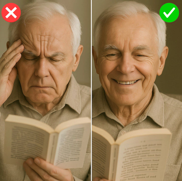 Blurry Vision & <br> Reading Struggles