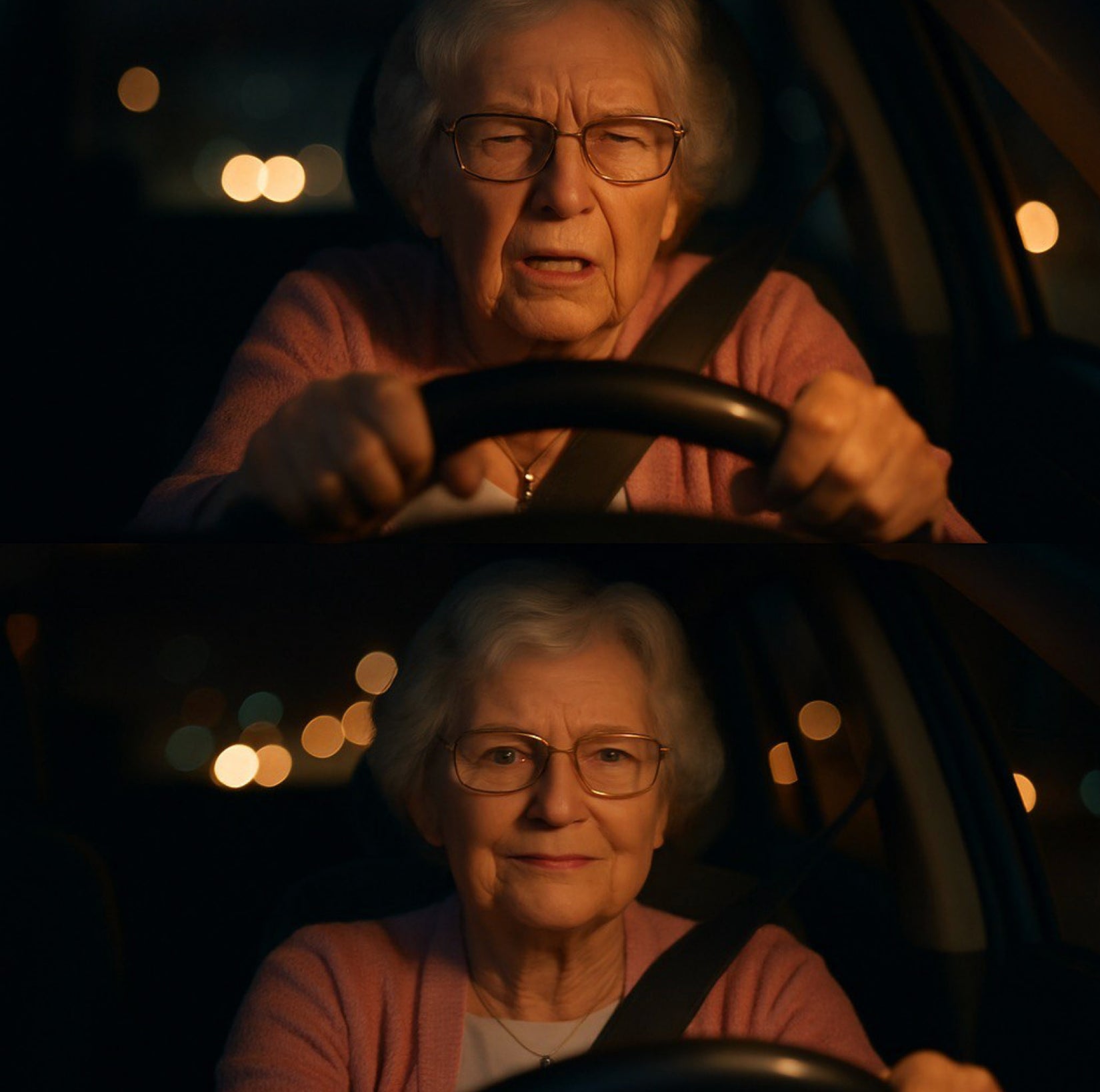 Night Driving Glare & <br>Halos