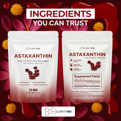 ClarityMD Astaxanthin Softgels – Natural Support Against Oxidative Stress & Long-Term Wellness