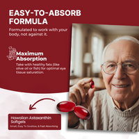 ClarityMD Astaxanthin Softgels - Naturally Protects Your Eye Cells To Restore Sharp, Clear Vision