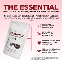 ClarityMD Astaxanthin Softgels - For Firm Skin, Energy & Health on GLP-1s