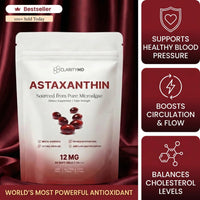 ClarityMD - Astaxanthin 12mg Softgels - Naturally Restores Circulation, Energy & Protects Vital Organs