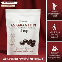 ClarityMD Astaxanthin Softgels - Powerful Support for Joints, Inflammation & Mobility