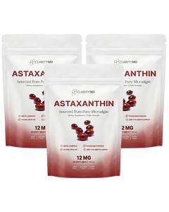 ClarityMD - Astaxanthin 12mg Softgels. - Naturally Restore Balance Inside and Out