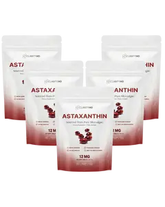 ClarityMD - Astaxanthin 12mg Softgels - Clearer Breathing, Chest Comfort & Total Lung Cell Defence (CC) Clarity MD