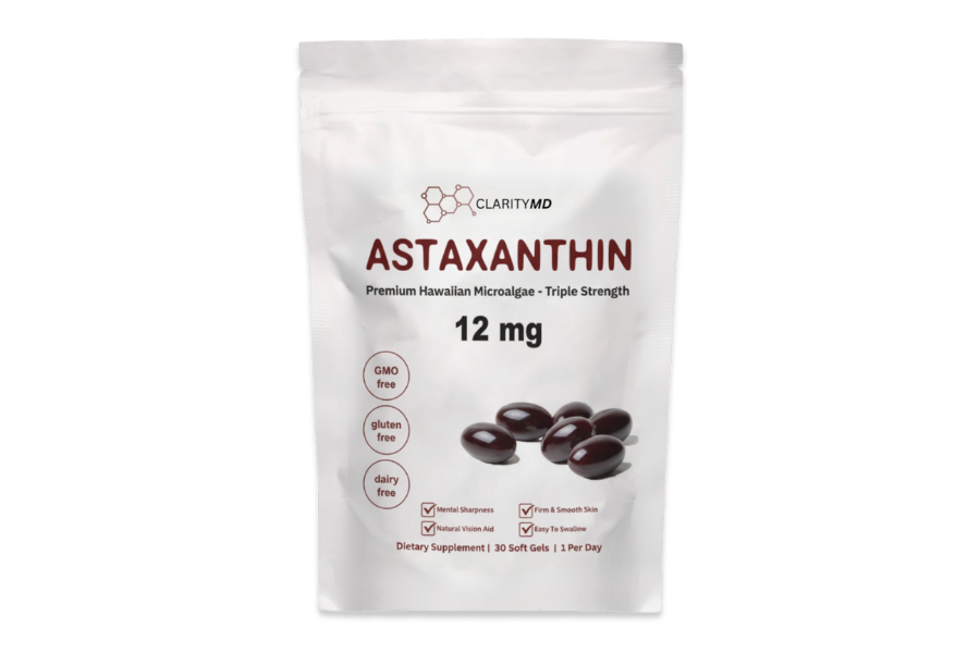 1 Bag - Clarity MD Astaxanthin Softgels For Joint Health Support (Extra 50% Discount - Exclusive One Time Offer!)