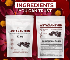 ClarityMD Astaxanthin Softgels - Premium Hawaiian Formula for Skin, Eyes, Brain & Energy