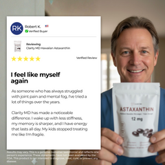 ClarityMD Astaxanthin Softgels - Premium Hawaiian Formula for Skin, Eyes, Brain & Energy