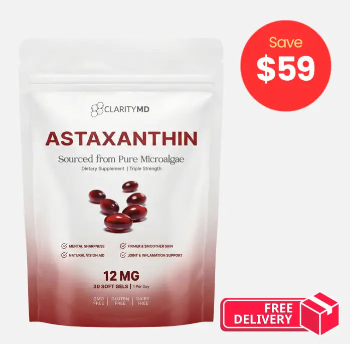 [ONE TIME VIP OFFER] 1 Bag - Clarity MD Astaxanthin Softgels at Half Price!