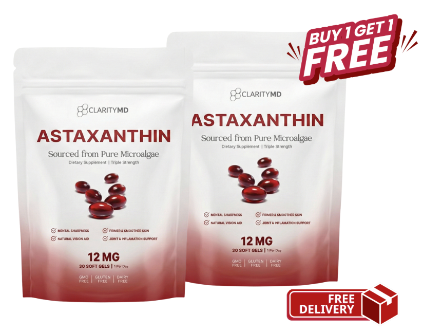 [ONE TIME OFFER] BUY 1 GET 1 FREE ClarityMD Astaxanthin 12mg Softgels
