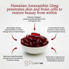 ClarityMD Astaxanthin Softgels - For Firm Skin, Energy & Health on GLP-1s