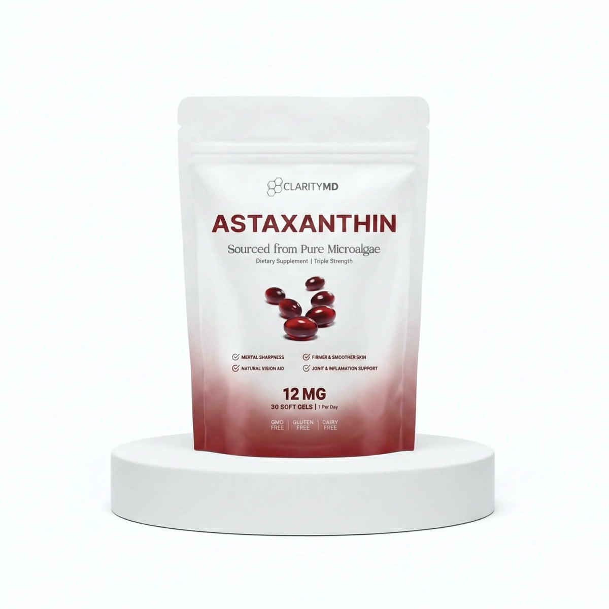 ClarityMD - Astaxanthin Softgels (Vision Protection & Recovery) Clarity MD