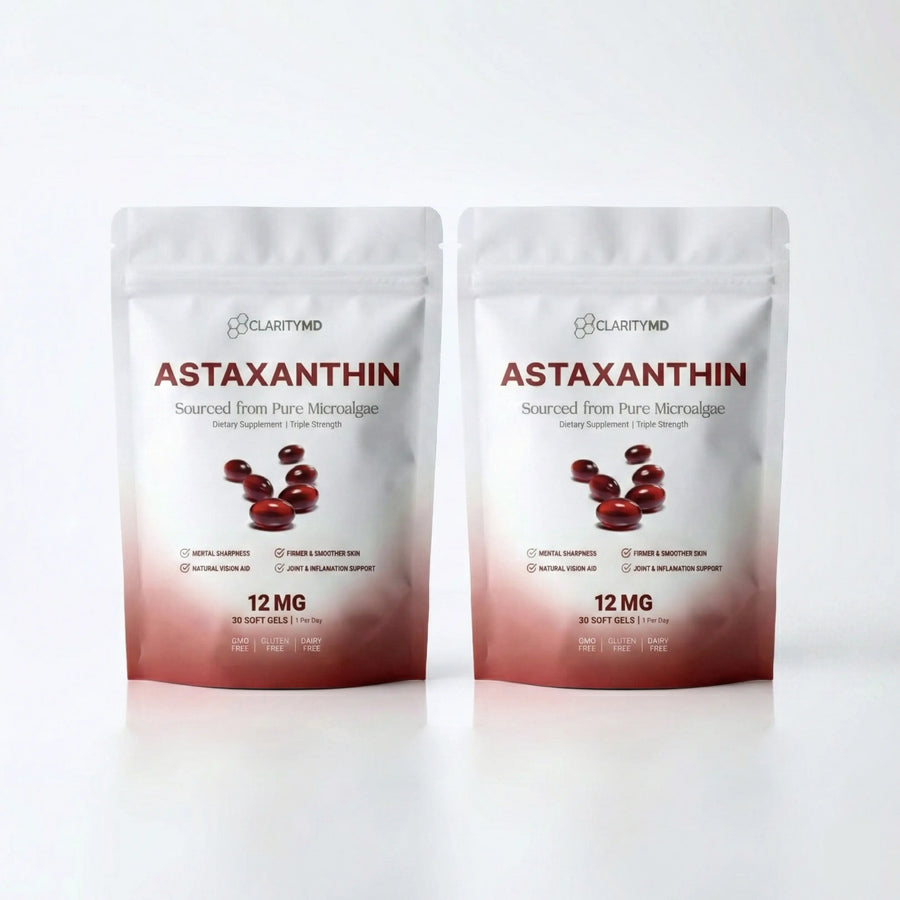 2 Bags - Clarity MD Astaxanthin Softgels For Vision Support (Extra 50% Discount - Exclusive One Time Offer!)