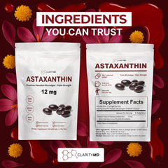 Clarity MD Astaxanthin Softgels - Naturally Protects Your Eye Cells To Restore Sharp, Clear Vision