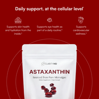 ClarityMD Astaxanthin 12mg Softgels – Full Body & Brain Cellular Protection For Healthy Ageing Clarity MD