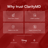 ClarityMD Astaxanthin 12mg Softgels – Full Body & Brain Cellular Protection For Healthy Ageing Clarity MD