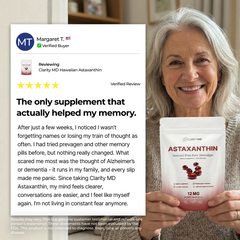 ClarityMD Astaxanthin Softgels – Natural Support Against Oxidative Stress & Long-Term Wellness